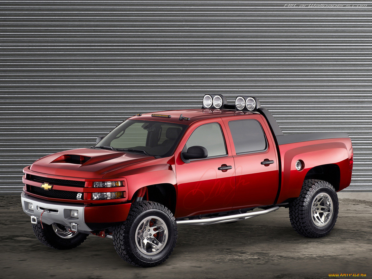 sema, 2006, dale, earnhardt, big, red, chevrolet, silverado, , custom, pick, up